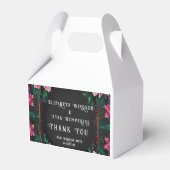 Bloeiende Romance: een volledig bloemenbruiloftsth Bedankdoosjes (Voorkant Zijde)