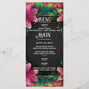 Bloeiende Romance: een volledig bloemenbruiloftsth Menu