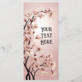 Bloeiende Romance: een volledig bloemenbruiloftsth Menu (Achterkant)