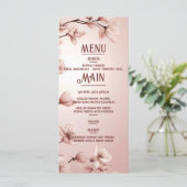 Bloeiende Romance: een volledig bloemenbruiloftsth Menu (Staand voorkant)