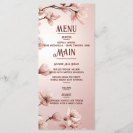 Bloeiende Romance: een volledig bloemenbruiloftsth Menu