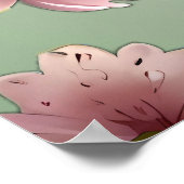 Bloeiende Romance: een volledig bloemenbruiloftsth Poster (Hoek)