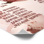 Bloeiende Romance: een volledig bloemenbruiloftsth Poster (Hoek)