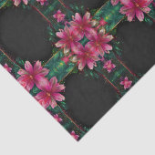 Bloeiende Romance: een volledig bloemenbruiloftsth Tissuepapier (Detail)