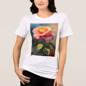 Bloeiende Roos Graphic T-Shirt (Voorkant)