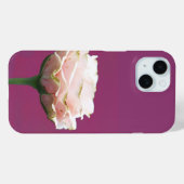 Bloeiende Roos Single op Magenta Case-Mate iPhone Case (Achterkant (horizontaal))