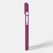 Bloeiende Roos Single op Magenta Case-Mate iPhone Case (Achterkant / Links)