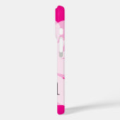 Bloeiende roze daisy bloem aangepaste iPhone 16 ho Case-Mate iPhone Case (Achterkant / Links)