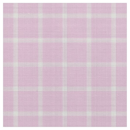 Bloeiende Roze Geruit Stof (Close Up)