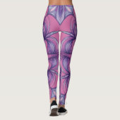 Bloeiende Roze Leggings (Achterkant)
