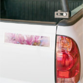 Bloeiende Roze Paarse Magnolia - Lente Bloem Bumpersticker (Op Truck)