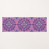 Bloeiende Roze Yogamat (Voorkant (horizontaal))