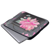 Bloeiende Rozen AI-kunst Laptop Sleeve (Voorkant onderkant)