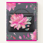 Bloeiende Rozen AI-kunst Notitieboek (Achterkant)