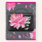 Bloeiende Rozen AI-kunst Notitieboek (Voorkant)