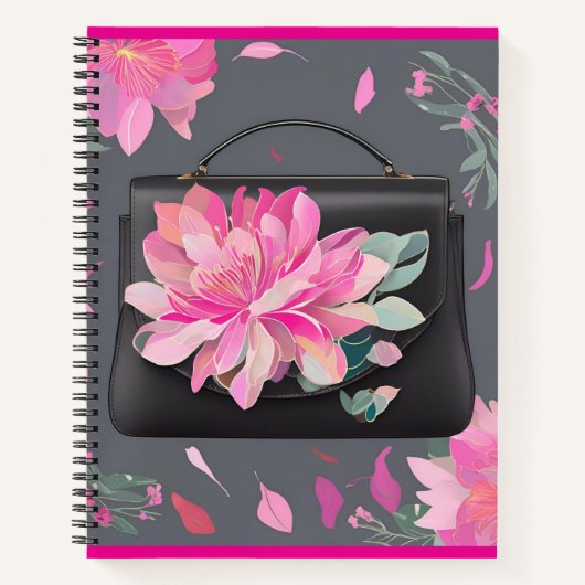 Bloeiende Rozen AI-kunst Notitieboek (Voorkant)