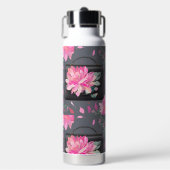 Bloeiende Rozen AI-kunst Waterfles (Voorkant)