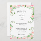 Bloeiende Rozen Kaart (Voorkant / Achterkant)