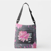 Bloeiende Rozen Purse AI kunst Crossbody Tas (Voorkant)