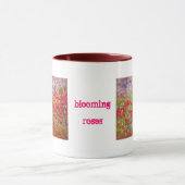 bloeiende rozen ( slogan ) mok (Midden)