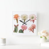 Bloeiende sappige planten vierkante klok (Huis)