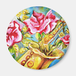 BLOEIENDE SAX MAGNEET