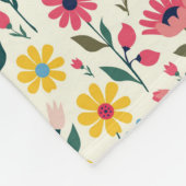 Bloeiende Schat Fleece Deken (Hoek)