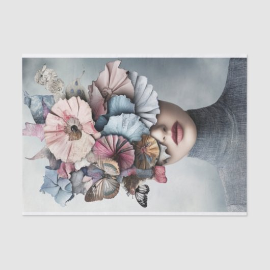 Bloeiende schoonheden11 tissuepapier (Voorkant)