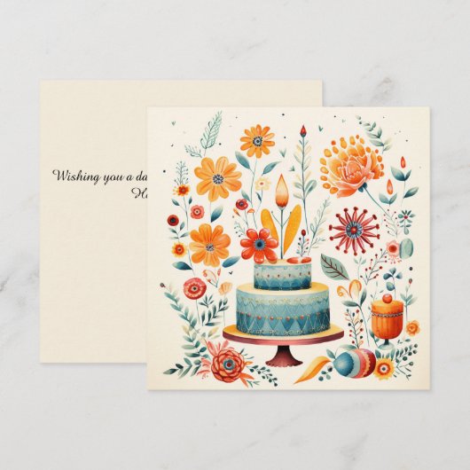 Bloeiende schoonheid: Bloeiende wensen (Voorkant / Achterkant)