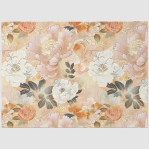 Bloeiende schoonheid decoupage tissuepapier