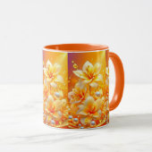 Bloeiende Schoonheid – Elegant Bloemendesign Koffi Mok (Voorkant rechts)