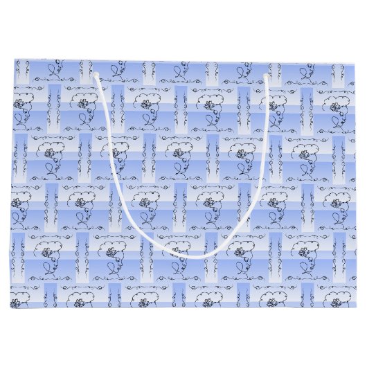 Bloeiende schoonheid Maagdenpalm Horizontale Cadea Groot Cadeauzakje (Achterkant)