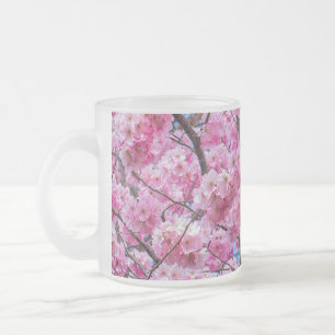 Bloeiende schoonheid: Sakura Bloem Matglas Koffiemok