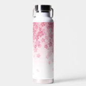 Bloeiende schoonheid: Sakura Floral Fles (Voorkant)