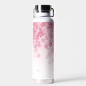 Bloeiende schoonheid: Sakura Floral Fles (Achterkant)