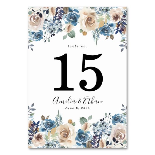 Bloeiende Schoonheid | Trouwen Kaart (Voorkant)