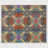 Bloeiende sereniteit: etherische roze fantasiekuns cadeaupapier (Vlak)