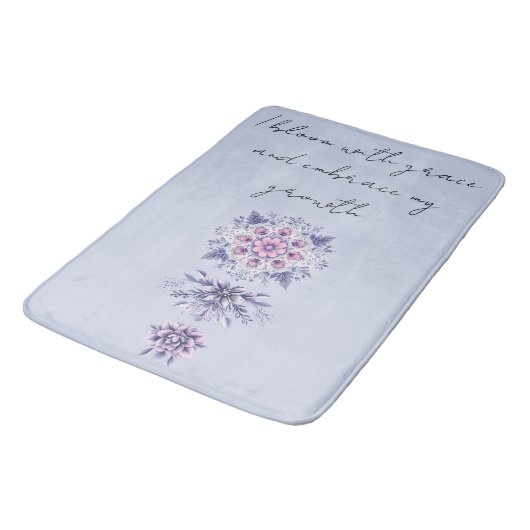 Bloeiende sereniteit Mandala Bath Mat (Gekanteld)