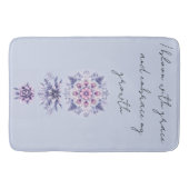 Bloeiende sereniteit Mandala Bath Mat (Voorkant)