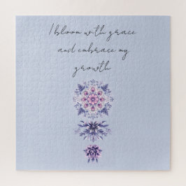 Bloeiende sereniteit Mandala puzzel