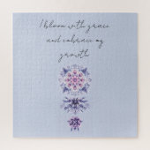 Bloeiende sereniteit Mandala puzzel Legpuzzel (Verticaal)