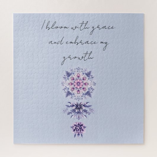 Bloeiende sereniteit Mandala puzzel Legpuzzel (Verticaal)