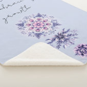 Bloeiende sereniteit Mandala Sherpa Blanket Sherpa Deken (3/4)