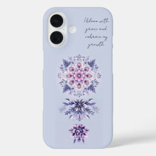 Bloeiende Serenity Mandala iPhone 16 Hoesje