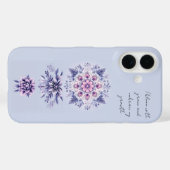 Bloeiende Serenity Mandala iPhone 16 Hoesje (Achterkant (horizontaal))