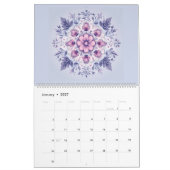 Bloeiende Serenity Mandala Kalender (Jan 2027)