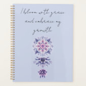 Bloeiende Serenity Mandala Planner (Voorkant)