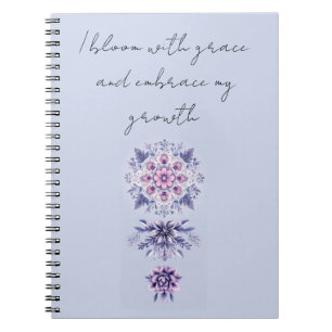 Bloeiende Serenity Mandala Spiral Photo Notitieboe Notitieboek