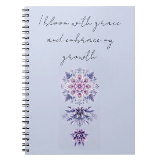 Bloeiende Serenity Mandala Spiral Photo Notitieboe Notitieboek