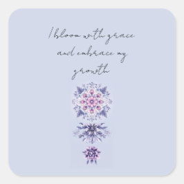 Bloeiende Serenity Mandala Sticker